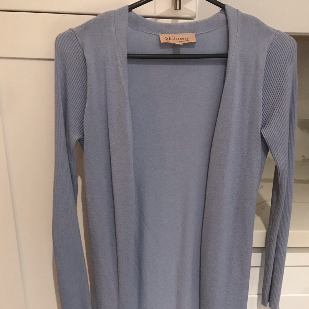 Long cardigan/duster sweater